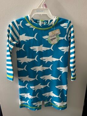 NWT Hatley rashguard baby swimsuit